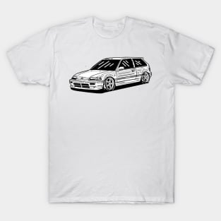 White civic T-Shirt